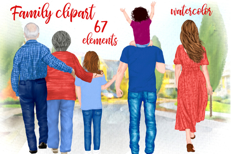 family-clipart-grandparents-and-kids-mothers-day-clipart