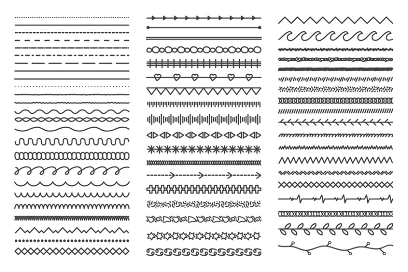 hand-drawn-doodle-dividers-abstract-doodle-lines-decorative-pencil-s