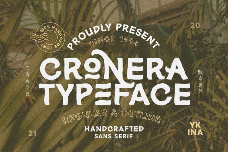cronera-handcrafted-typeface
