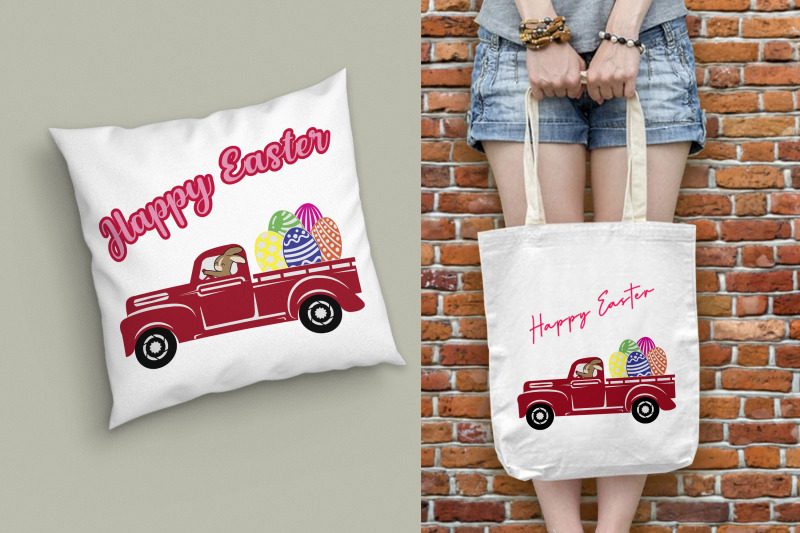 easter-eggs-amp-bunny-svg-red-vintage-truck-clip-art-cut-files