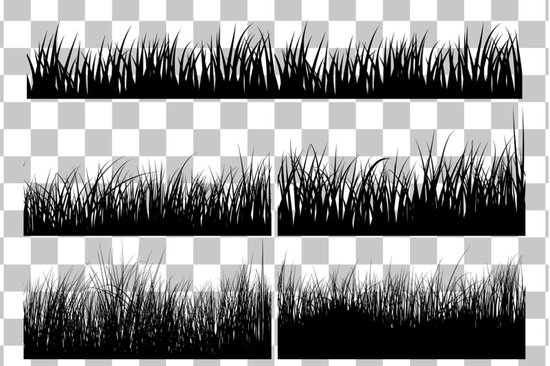 seamless-meadow-grass-set