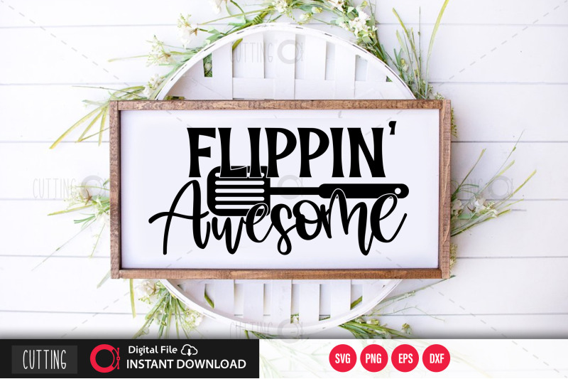 flippin awesome svg Free File