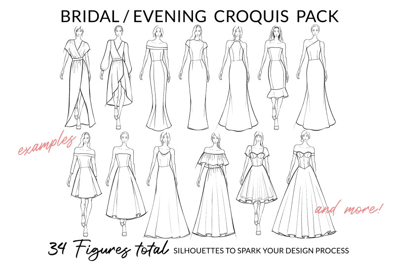 bridal-evening-croquis-pack-for-fashion-illustration-and-fashion-desig