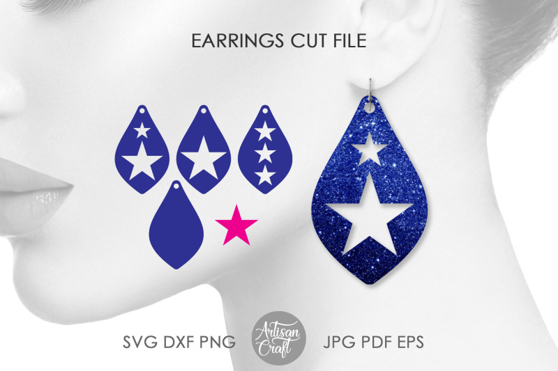 star-earring-svg-leather-earrings-svg-earring-template-svg