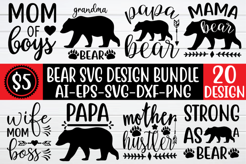 bear-design-svg-bundle