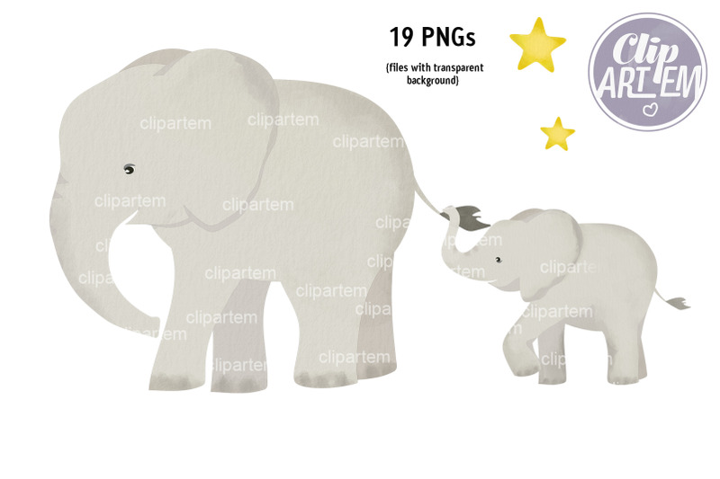 baby-elephants-moon-clip-art-bundle-19-png-watercolor-sublimation