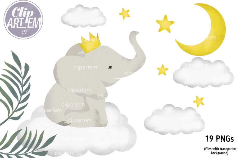 baby-elephants-moon-clip-art-bundle-19-png-watercolor-sublimation
