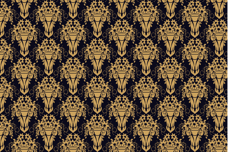 damask-seamless-pattern-set