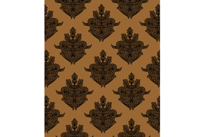 damask-seamless-outline-pattern-set