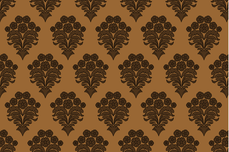 damask-seamless-outline-pattern-set