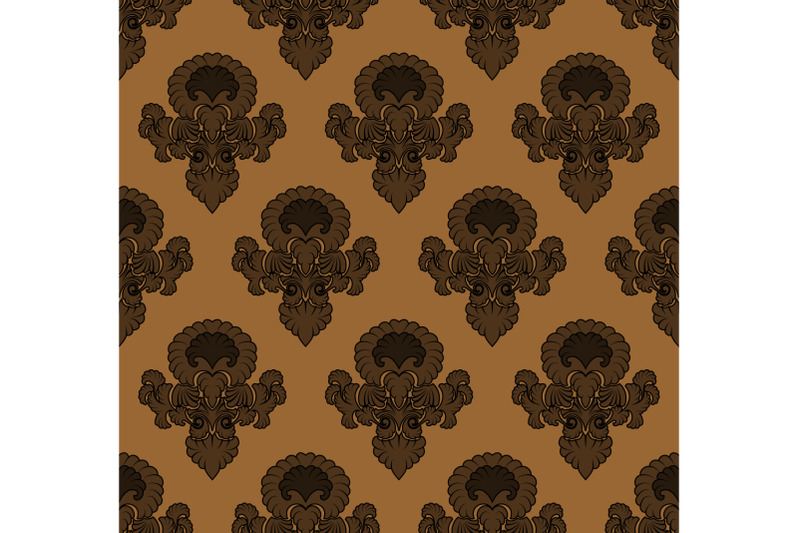 damask-seamless-outline-pattern-set