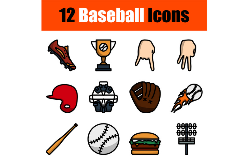 baseball-icon-set