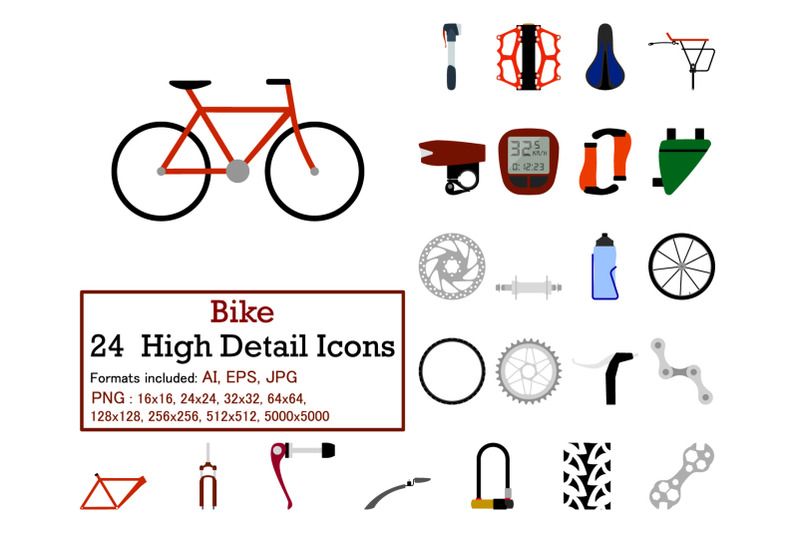 bike-icon-set