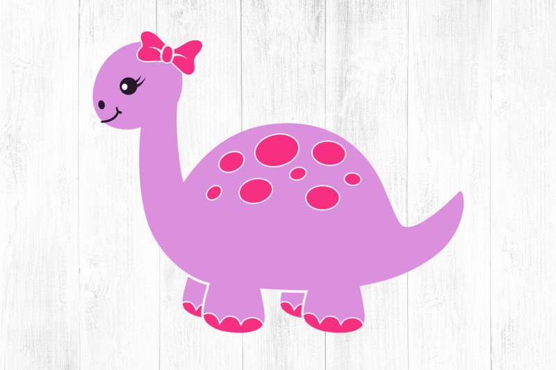 dinosaur-svg-cute-girl-dinosaur-with-bow-graphic