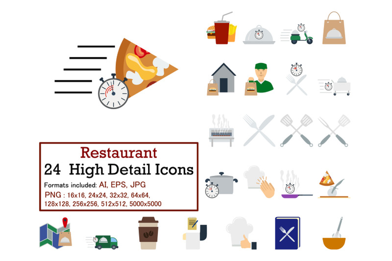 restaurant-icon-set