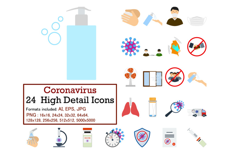 coronavirus-icon-set