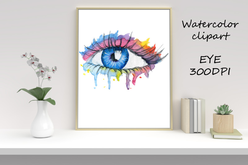 watercolor-painting-blue-eye-realistic-hand-draw