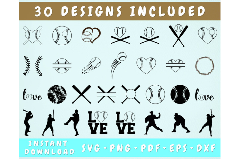 baseball-svg-bundle-30-designs-baseball-player-silhouette-svg