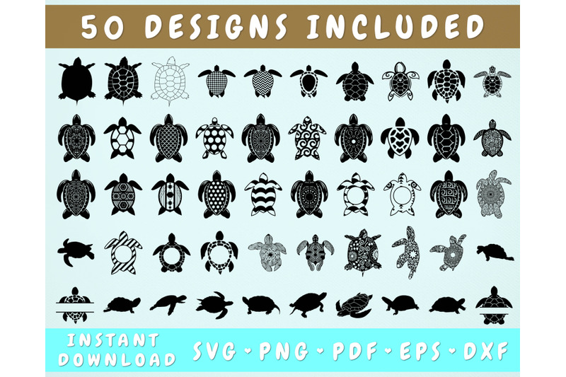 sea-turtle-svg-bundle-50-designs-tortoise-svg