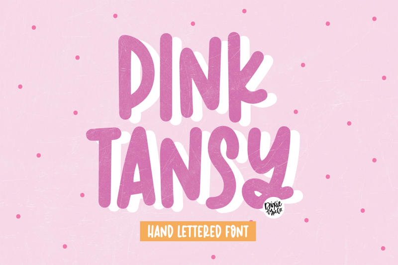 pink-tansy-cute-sans-font