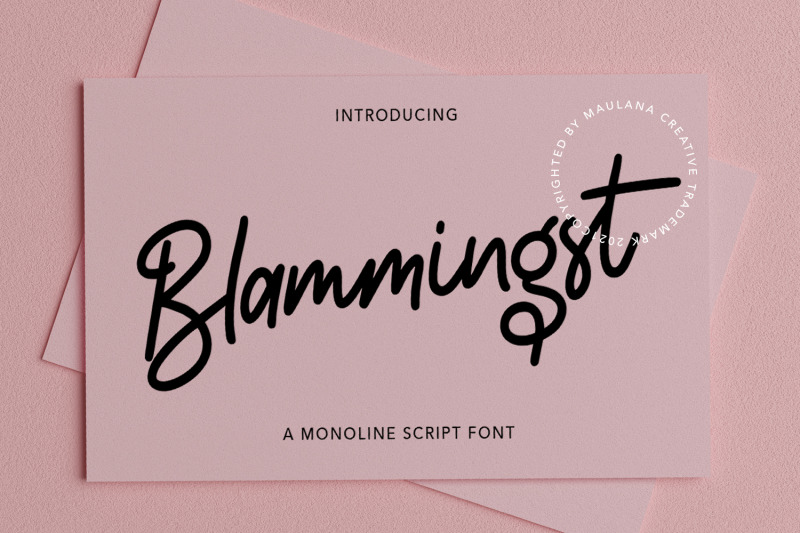 blammingst-script-font