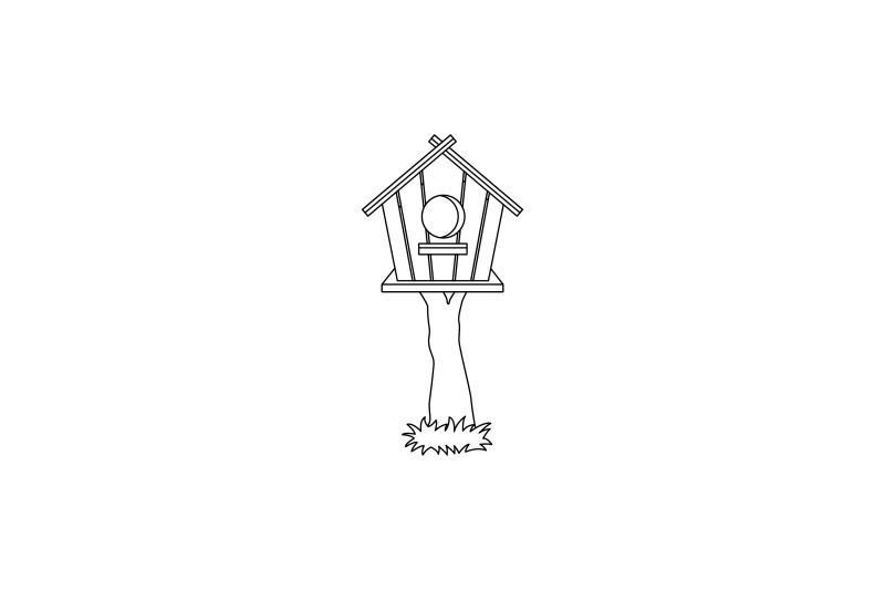 rural-bird-house-outline-icon