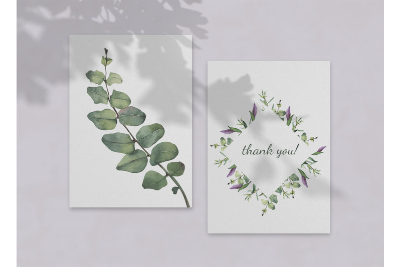 green-leaves-watercolor-set