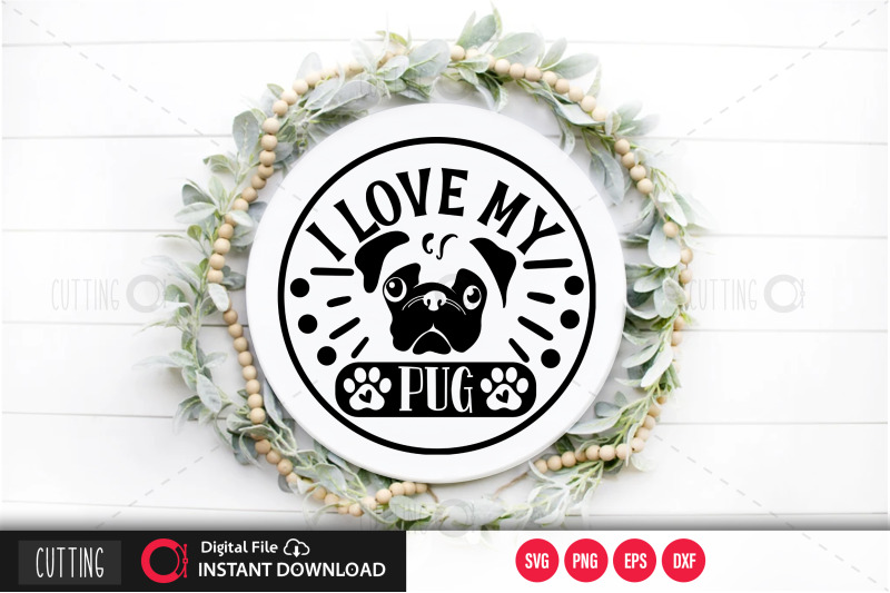 i-love-my-pug-svg