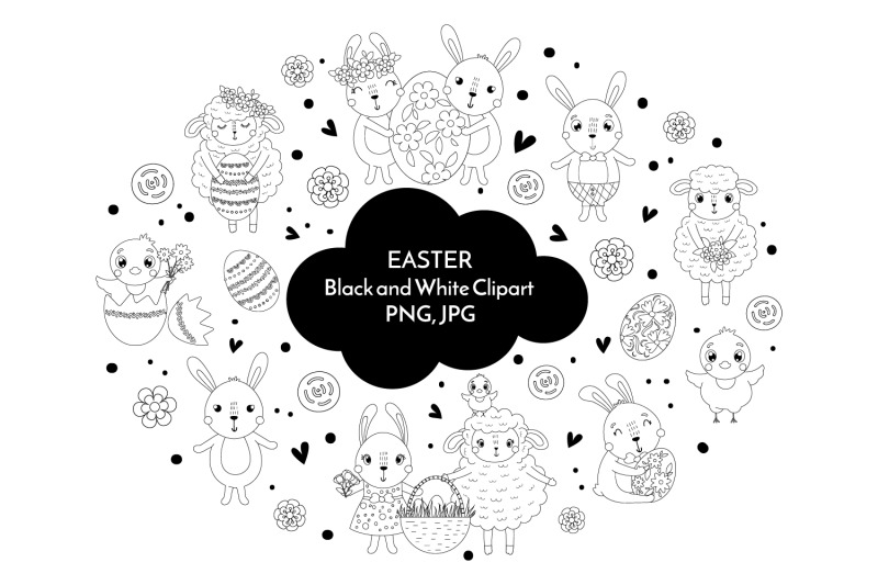 easter-black-and-white-clipart-png40