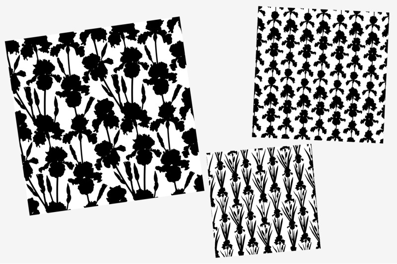 flowers-irises-silhouettes-pattern-irises-paper-irises-svg