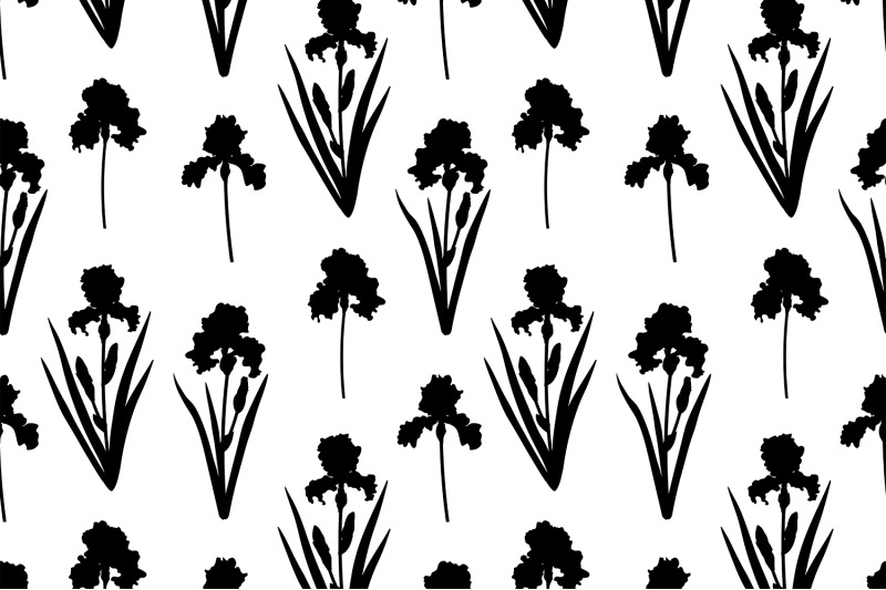 flowers-irises-silhouettes-pattern-irises-paper-irises-svg