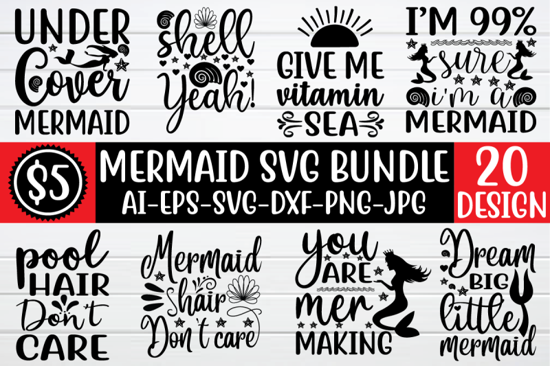 mermaid-svg-bundle-vol2