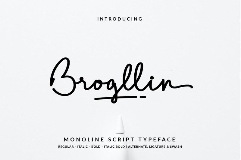 brogllin-handwritten-monotype