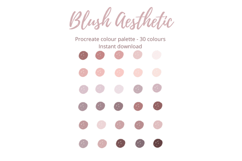 procreate-blush-aesthetic-colour-palette-swatch