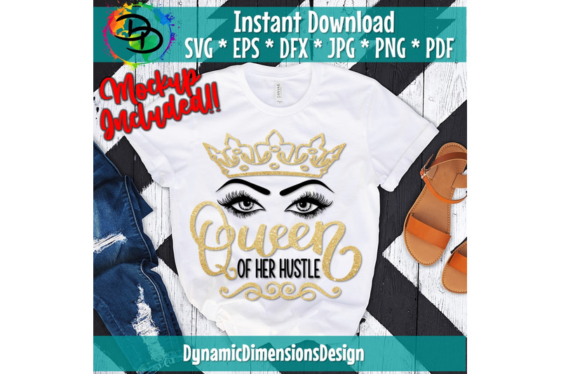 queen-of-her-hustle-svg-hustler-boss-babe-svg-woman-boss-svg-girl