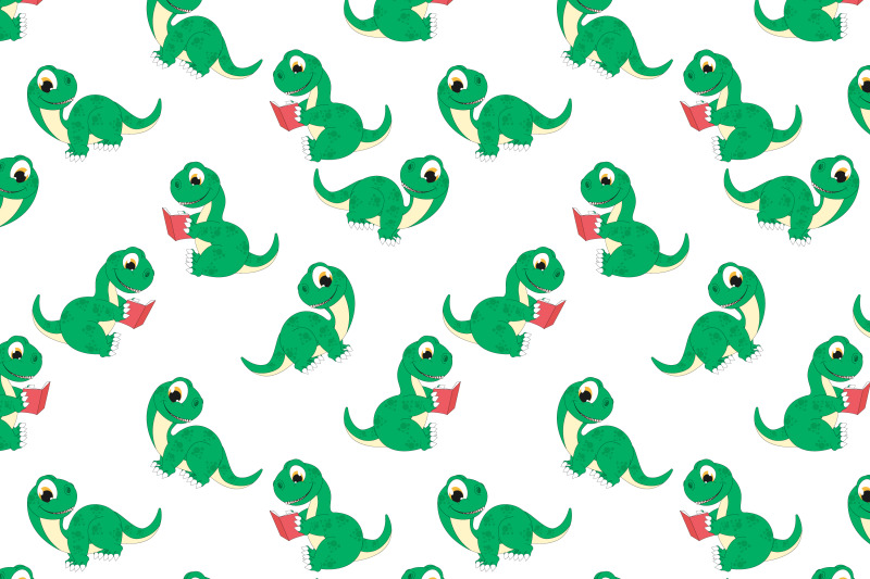 cute-dinosaur-animal-cartoon-pattern