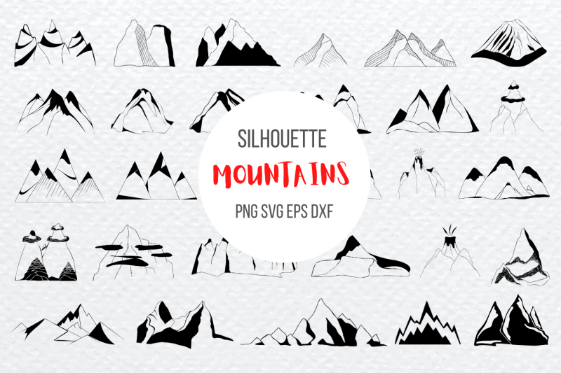 mountains-silhouette-bundle