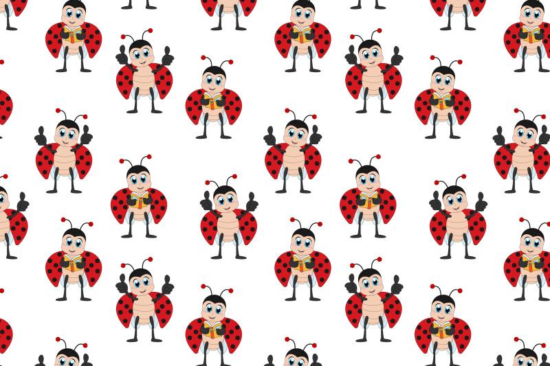 cute-ladybug-animal-cartoon-pattern