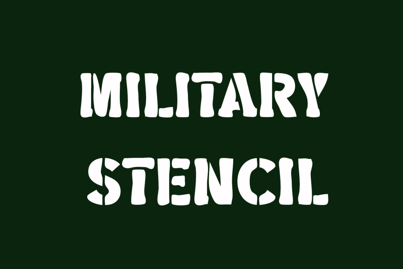 military-stencil-font