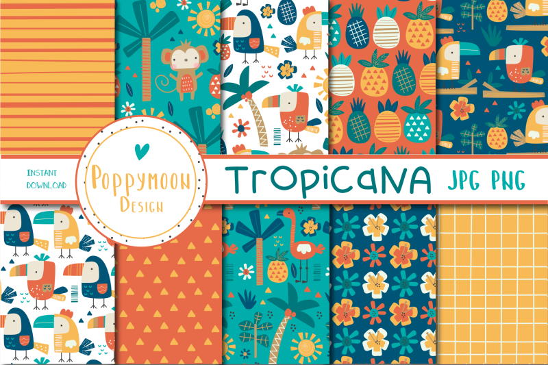 tropican-paper-set