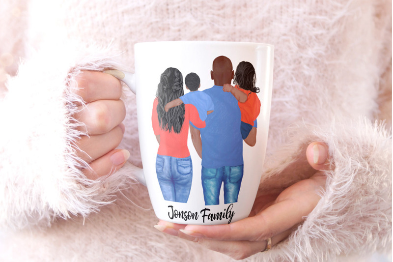 family-clipart-parents-and-kids-mothers-day-png-mug-designs