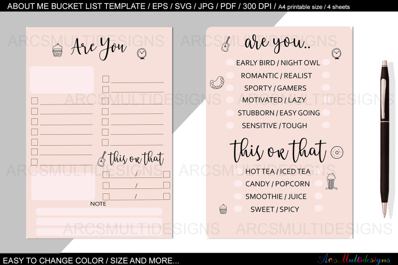 about-me-printable-template