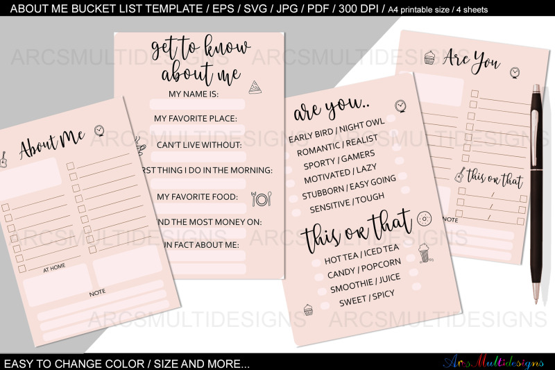 about-me-printable-template