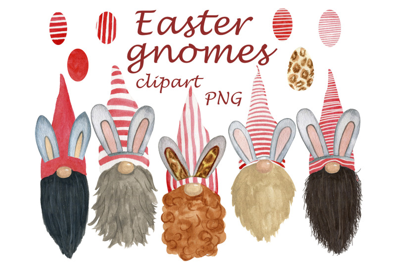 watercolor-easter-gnomes-clipart