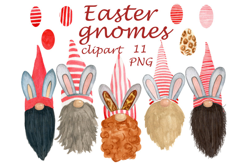 watercolor-easter-gnomes-clipart