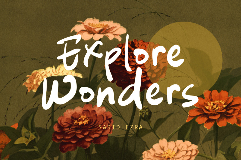 explore-wonders-bold-handwritten-font