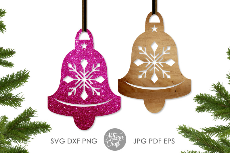 christmas-bells-svg-laser-cut-christmas-ornament