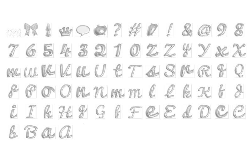 silver-foil-balloon-script-alphabet