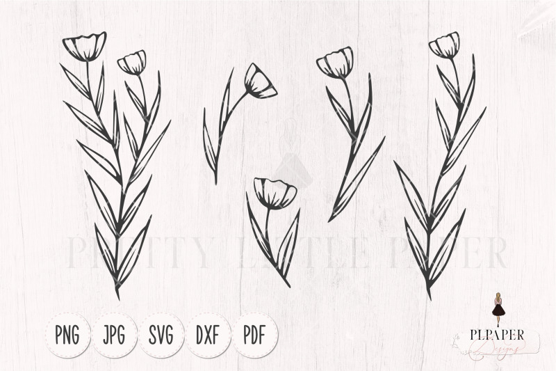 wildflower-svg-poppy-svg-flower-svg-files