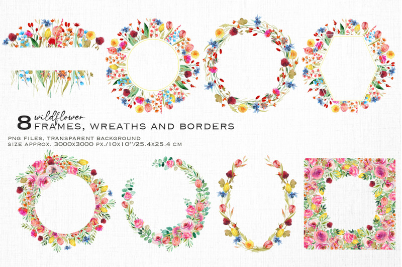 wild-flowers-frames-and-borders